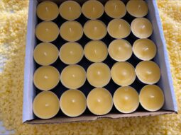 Lumin Wick Beeswax Tea Candle | 100% Natural Beeswax Tealight Candles