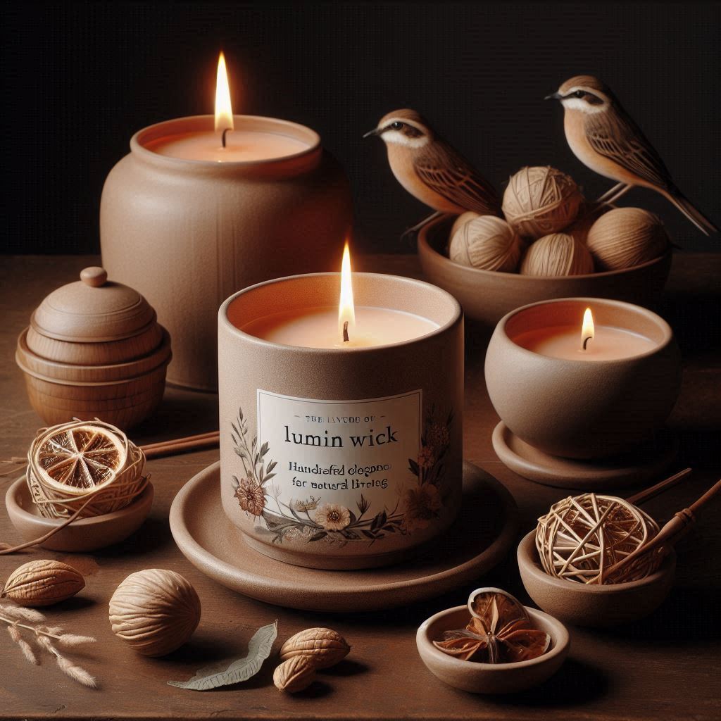 handmade beeswax candles