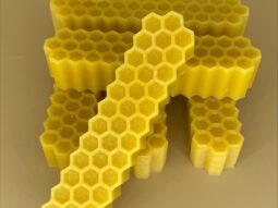 Yellow Beeswax Block - Natural, Triple Filtered , Honey Scent