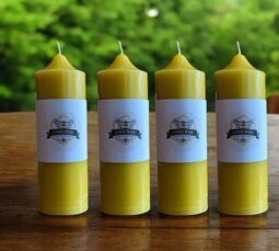 Pure Beeswax Pillars Candles