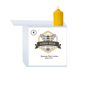 Handmade 100% Pure Beeswax Pillar Candles
