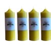 Handmade 100% Pure Beeswax Pillar Candles