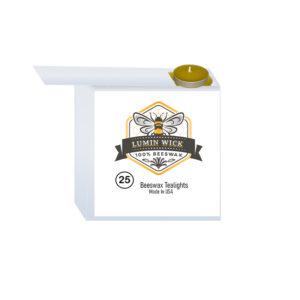 Beeswax Tea Light Candles (25)100% Pure And Completely Free Of Lead