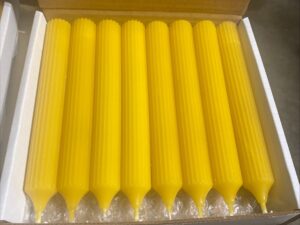 100% Pure Beeswax Pillar Candles Handmade
