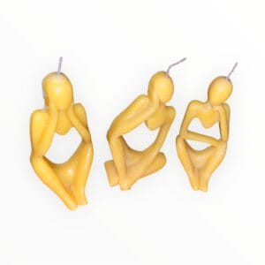 Candles Resin Thinkers, Home Decor. Natural Beeswax Coat , 100 Beeswax Candles.
