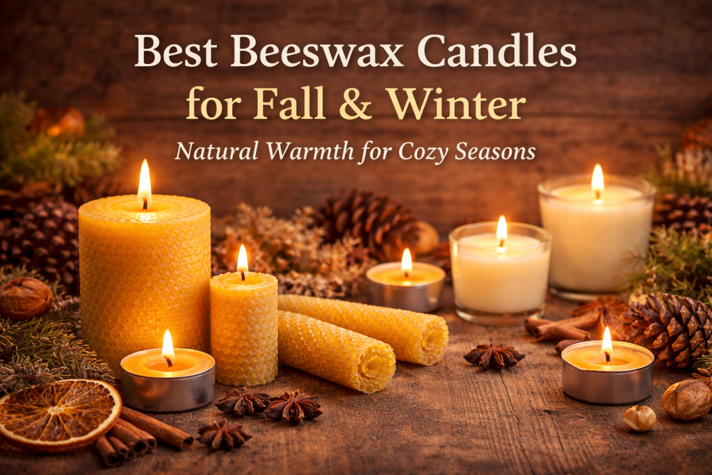 Beeswax Candles for Fall & Winter