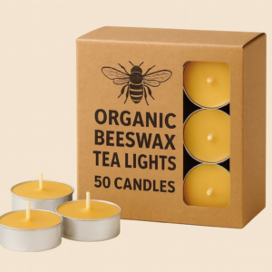 Organic Beeswax Tea Lights