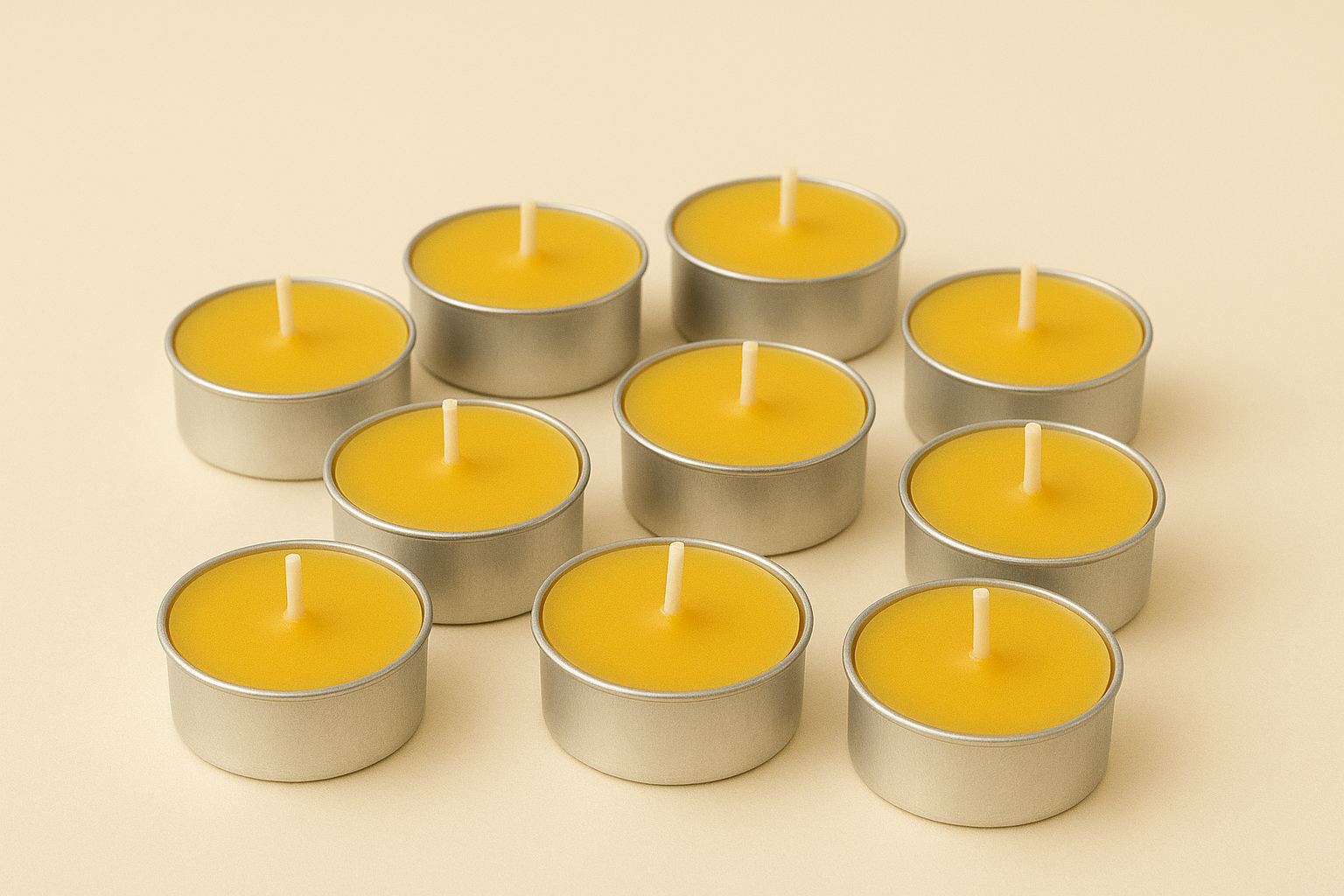 beeswax tealight candles
