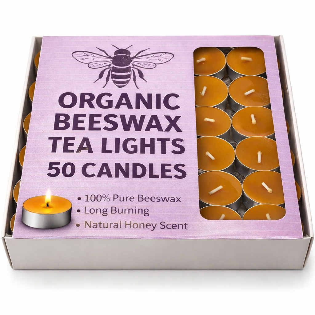 tealight candles lumin wick 100 beeswax